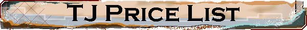 TJ Price List